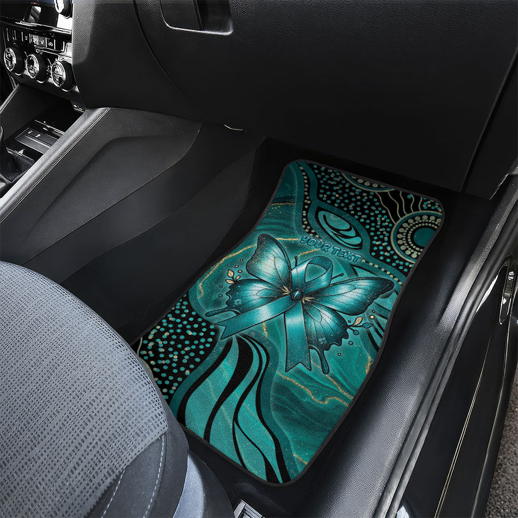 Personalised Ovarian Cancer Support Car Mats This Is What A Fighter Looks Like