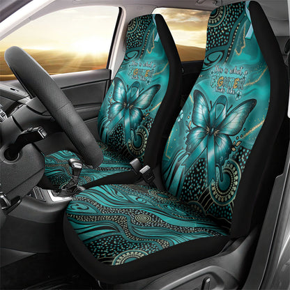 Ovarian Cancer Support Car Seat Cover This Is What A Fighter Looks Like