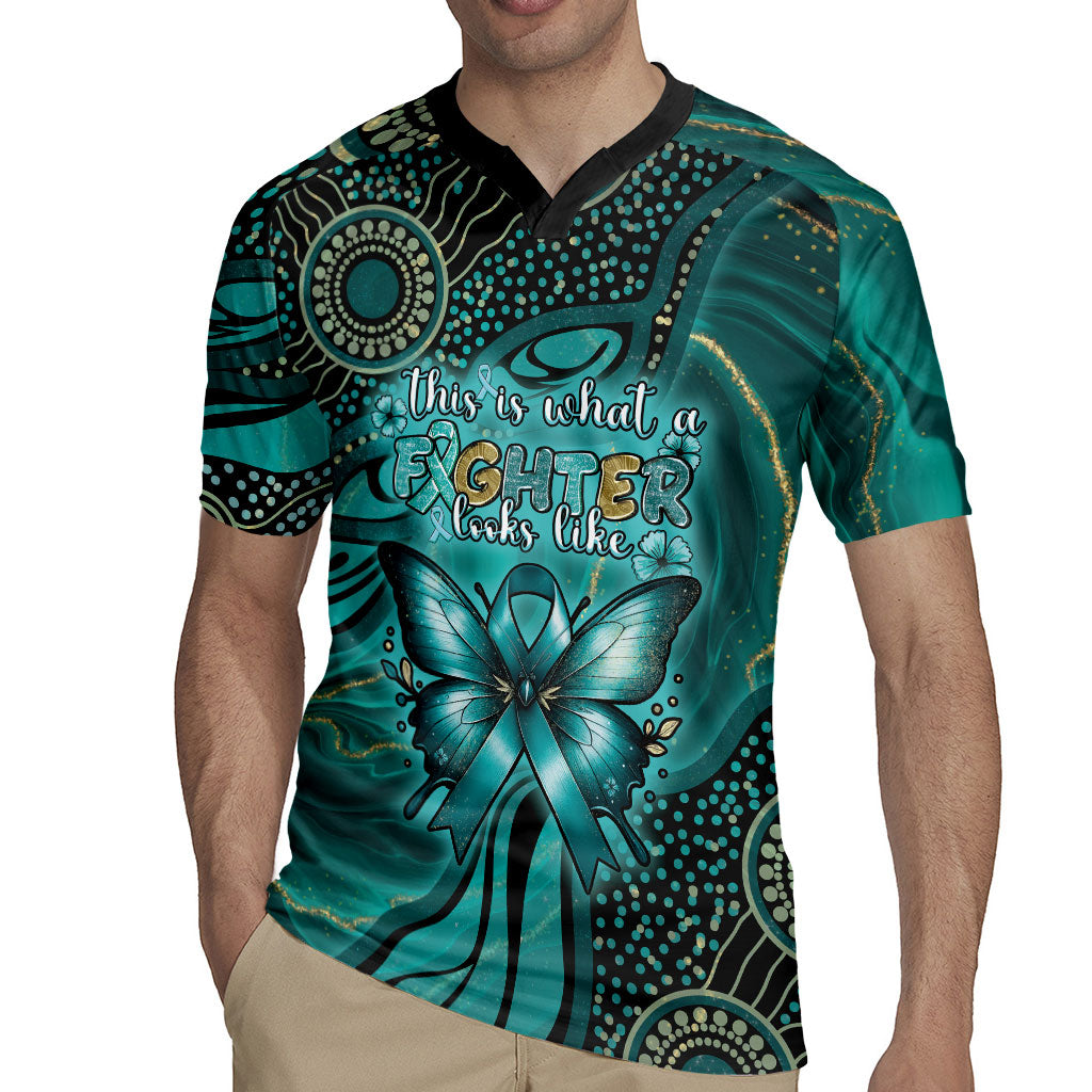 Personalised Ovarian Cancer Support Rugby Jersey This Is What A Fighter Looks Like