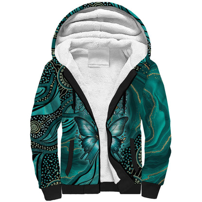 Personalised Ovarian Cancer Support Sherpa Hoodie This Is What A Fighter Looks Like