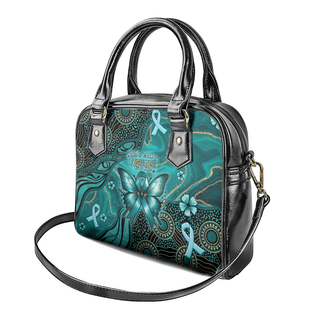 Ovarian Cancer Support Shoulder Handbag This Is What A Fighter Looks Like
