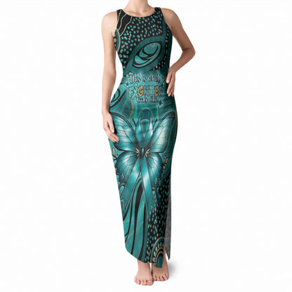 Personalised Ovarian Cancer Support Tank Maxi Dress This Is What A Fighter Looks Like