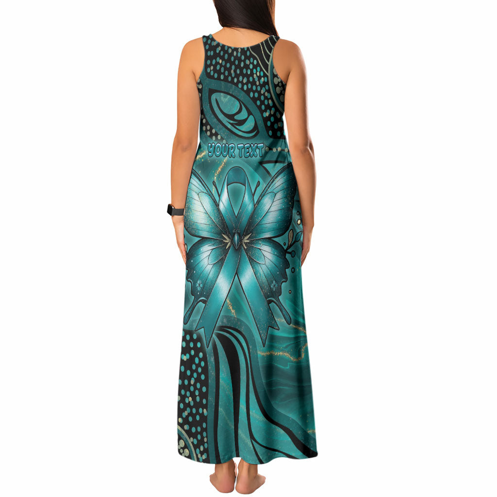 Personalised Ovarian Cancer Support Tank Maxi Dress This Is What A Fighter Looks Like
