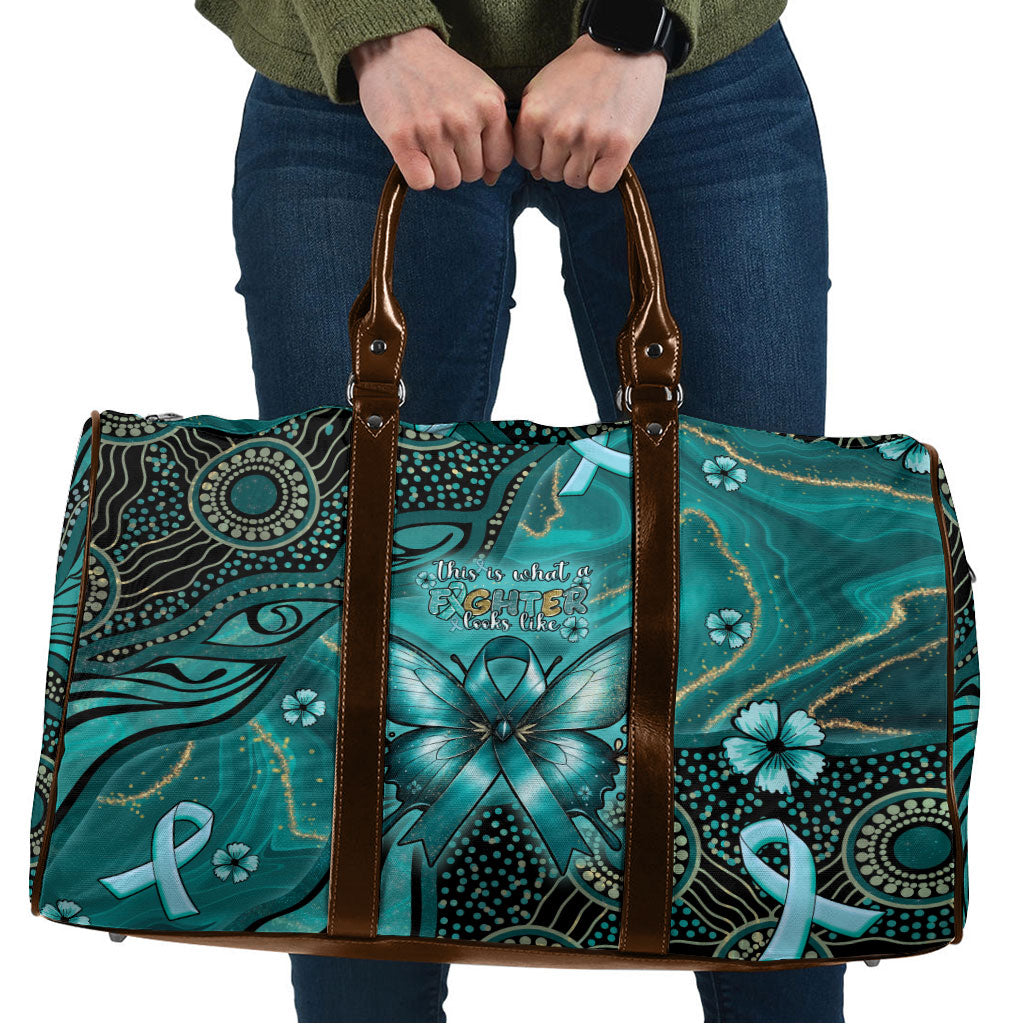Ovarian Cancer Support Travel Bag This Is What A Fighter Looks Like