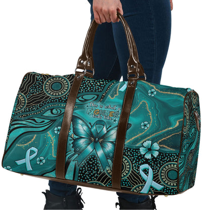 Ovarian Cancer Support Travel Bag This Is What A Fighter Looks Like