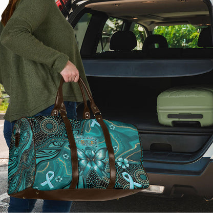 Ovarian Cancer Support Travel Bag This Is What A Fighter Looks Like