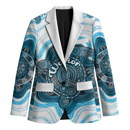 Personalised Prostate Cancer Support Blazer Warrior Ribbon Turtle Dot Art Pattern