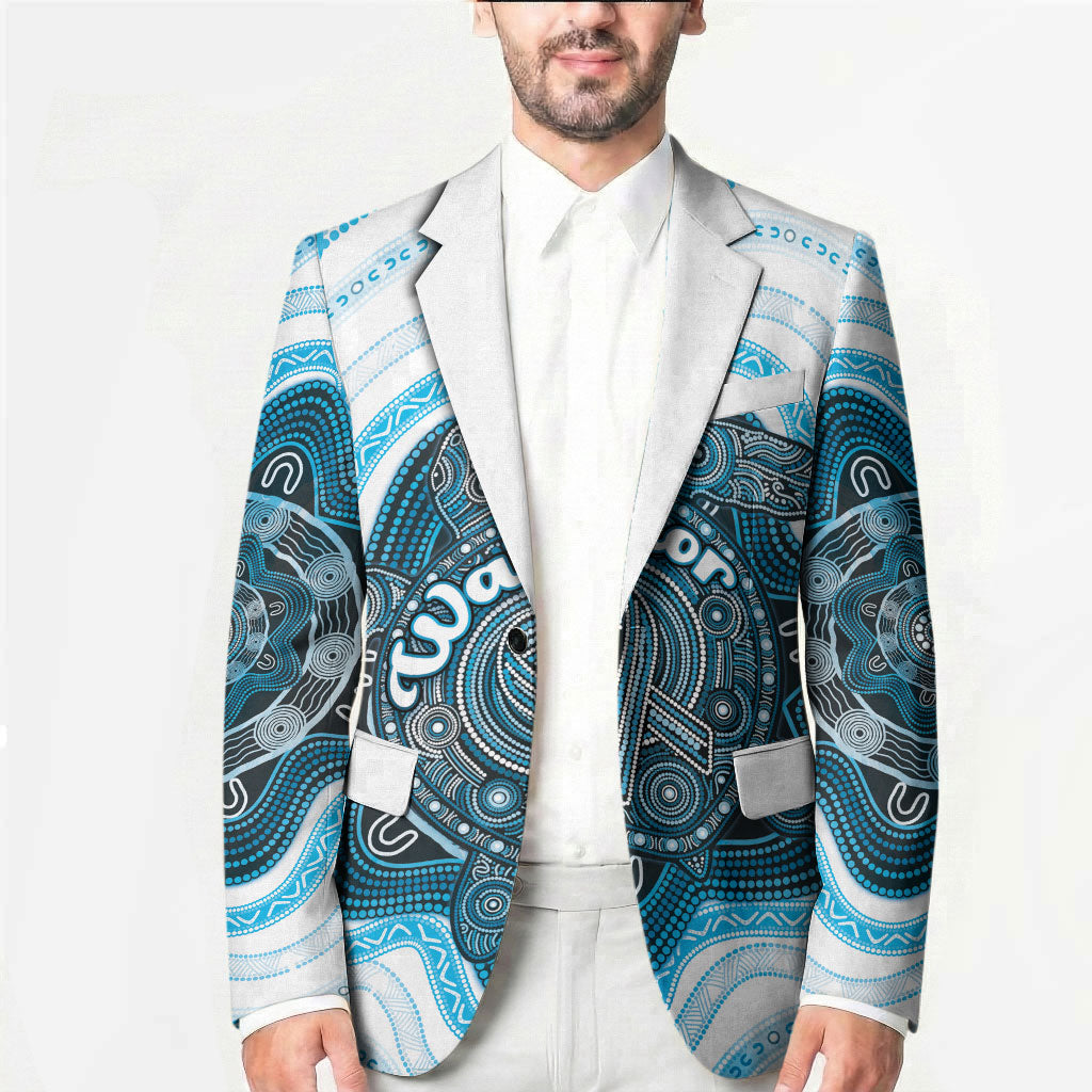 Personalised Prostate Cancer Support Blazer Warrior Ribbon Turtle Dot Art Pattern