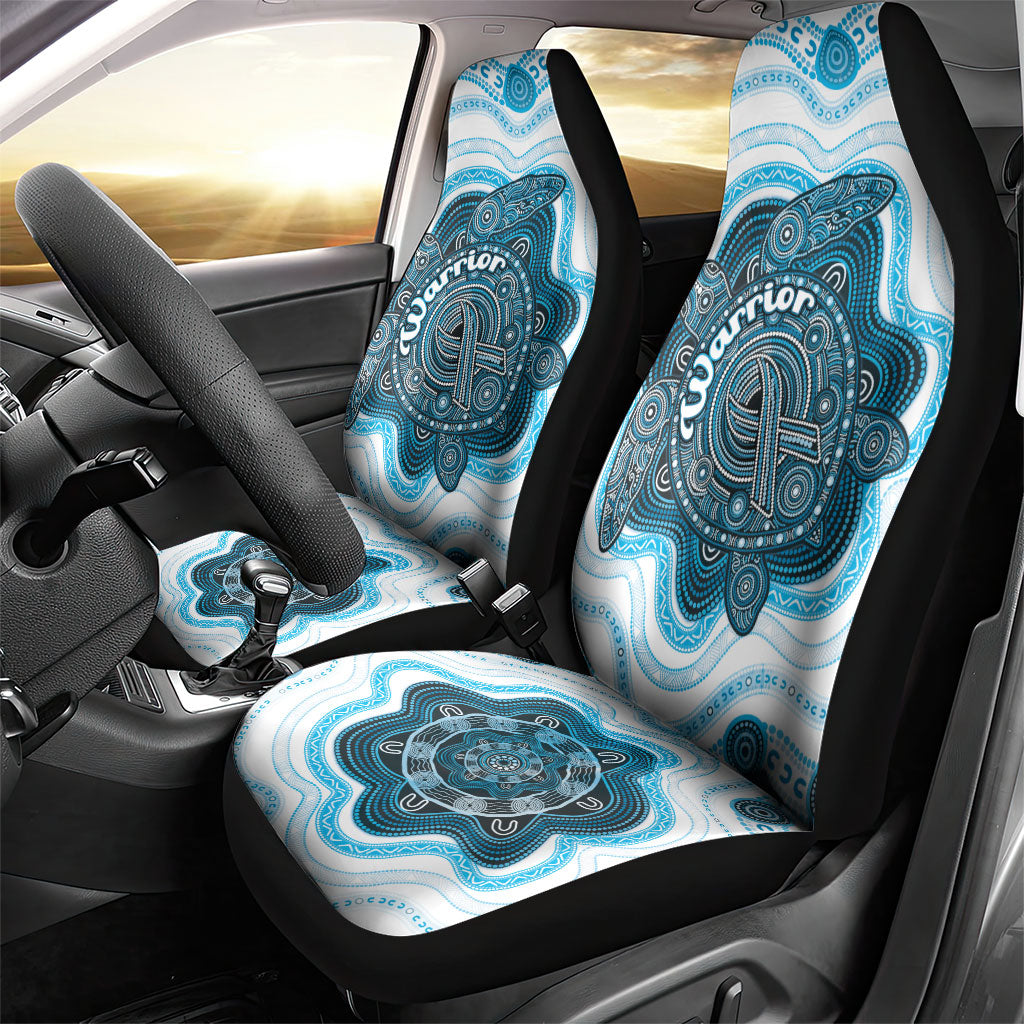 Prostate Cancer Support Car Seat Cover Warrior Ribbon Turtle Dot Art Pattern