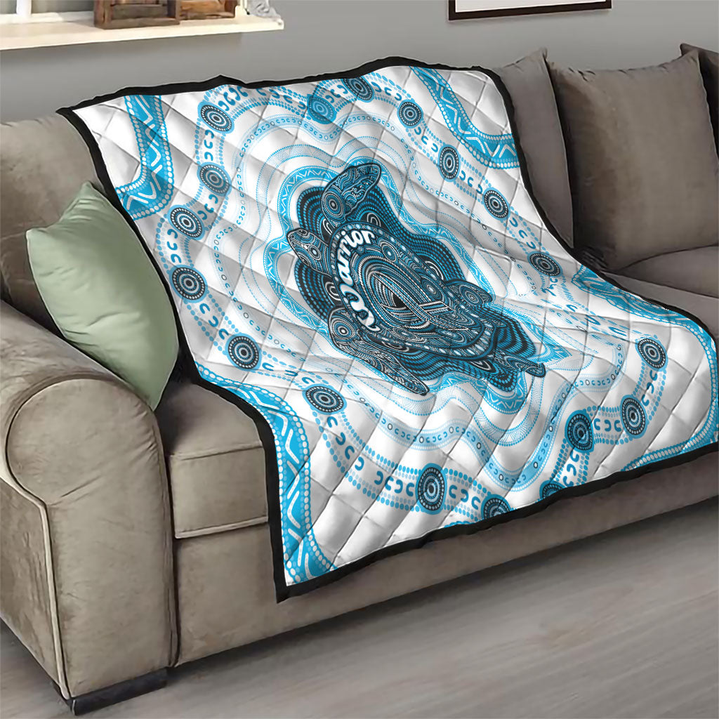 Prostate Cancer Support Quilt Warrior Ribbon Turtle Dot Art Pattern
