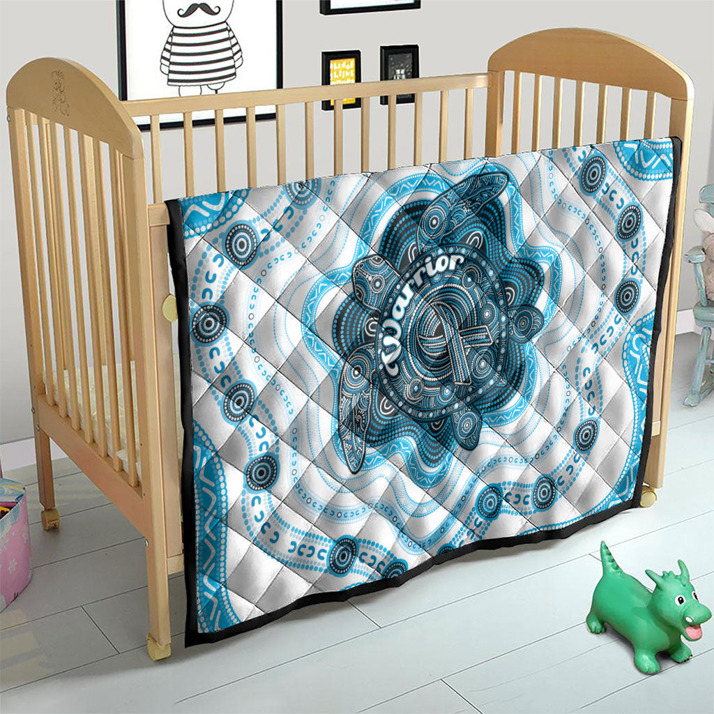 Prostate Cancer Support Quilt Warrior Ribbon Turtle Dot Art Pattern