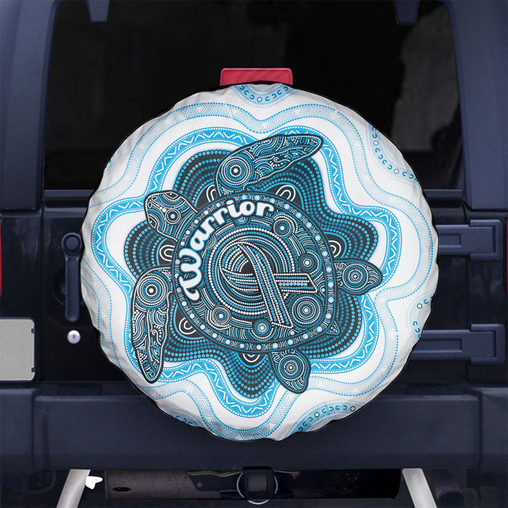Prostate Cancer Support Spare Tire Cover Warrior Ribbon Turtle Dot Art Pattern