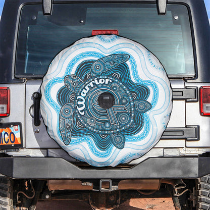 Prostate Cancer Support Spare Tire Cover Warrior Ribbon Turtle Dot Art Pattern