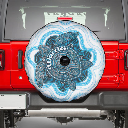 Prostate Cancer Support Spare Tire Cover Warrior Ribbon Turtle Dot Art Pattern