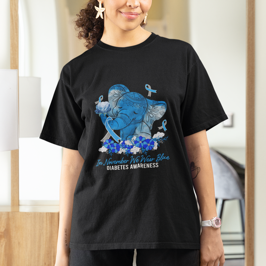 in-november-we-wear-cute-blue-elephant-diabetes-awareness-t-shirt
