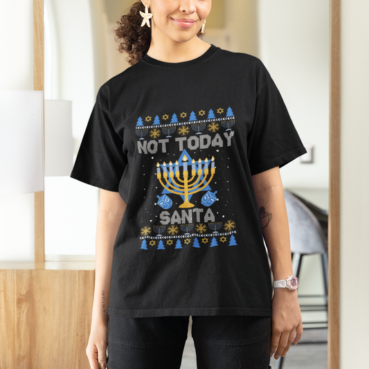 ugly-hanukkah-t-shirt-not-today-santa-chanukah-jewish-festival-jew-ugly-hanukkah