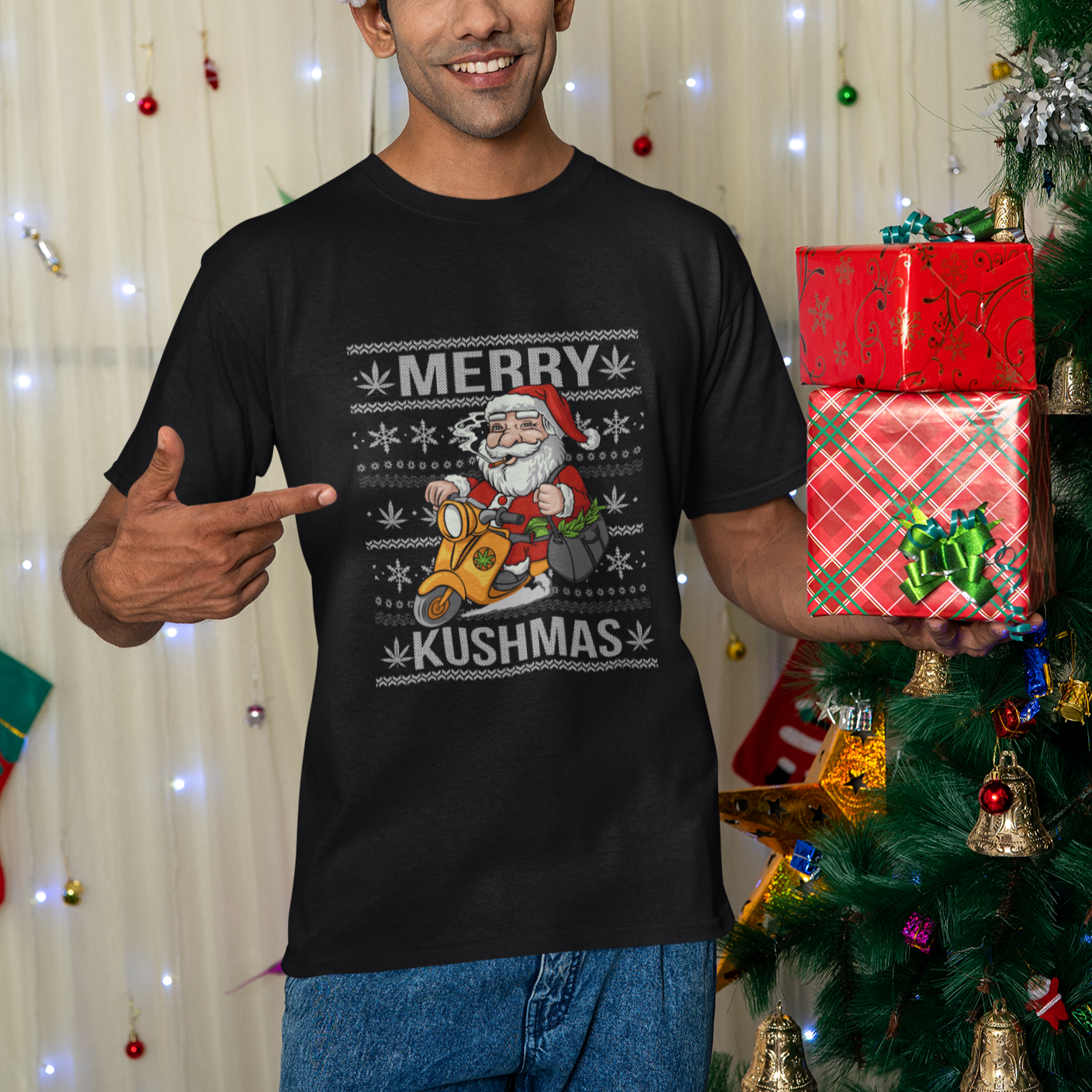 merry-kushmas-christmas-ugly-santa-smoking-cannabis-weed-420-t-shirt