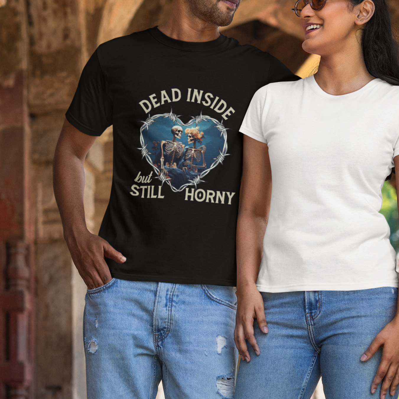 dead-inside-but-still-horny-skeleton-couple-valentines-day-t-shirt