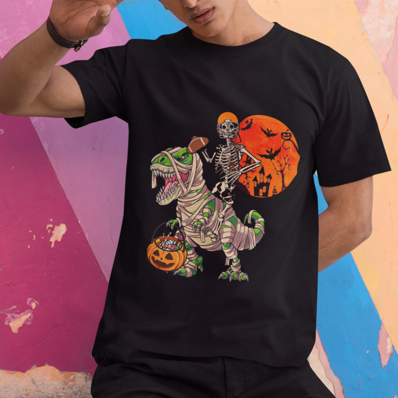 football-skeleton-t-shirt-american-football-halloween-skeleton-riding-dinosaur-football-fan