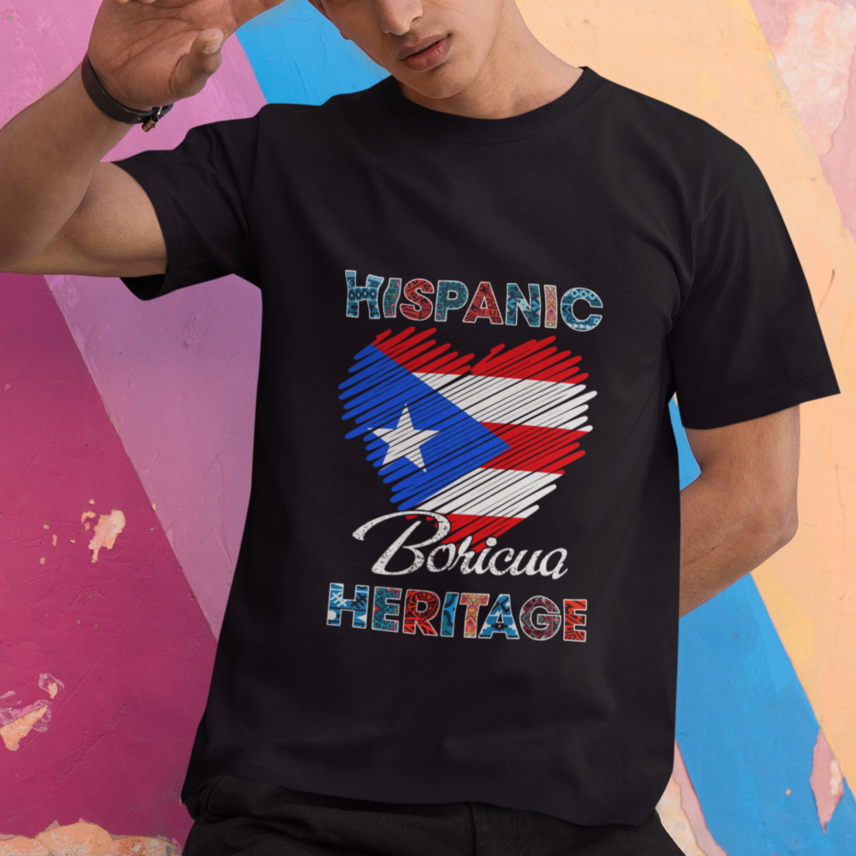 puerto-rico-t-shirt-puerto-rican-hispanic-heritage-boricua-puerto-rico-flag