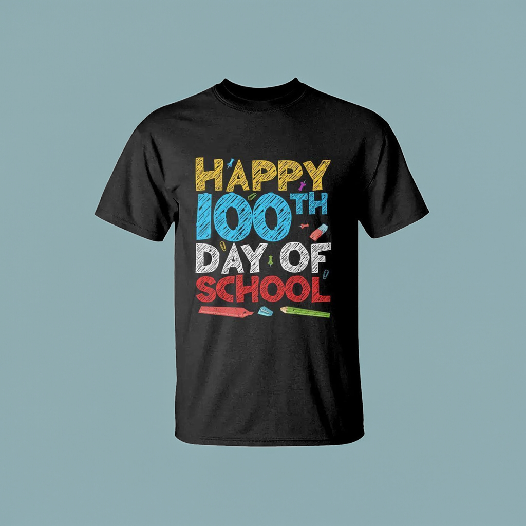100 Days of School Celebration T Shirt Happy 100th Day