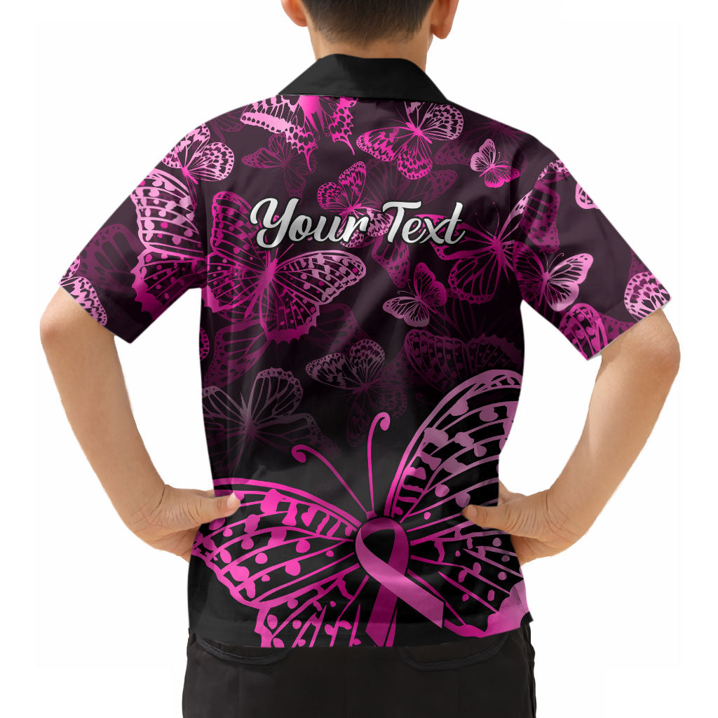 Personalised In October We Wear Pink Hawaiian Shirt Breast Cancer Support