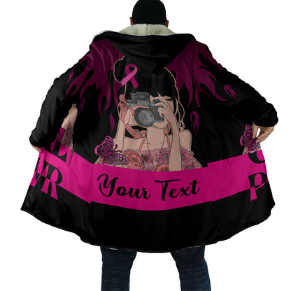 Personalised Girl Power Cloak Day Of The Girl Breast Cancer Support