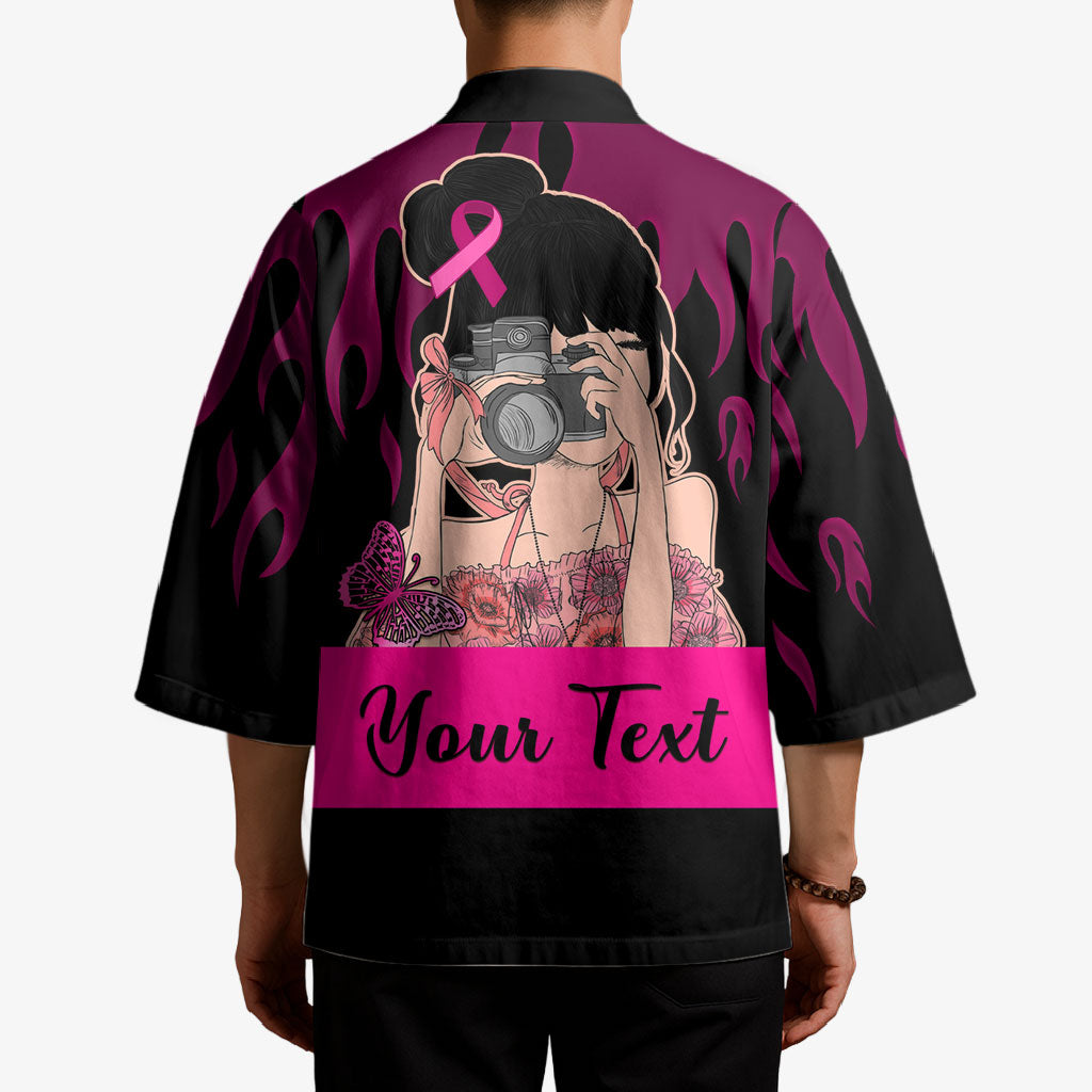 Personalised Girl Power Kimono Day Of The Girl Breast Cancer Support