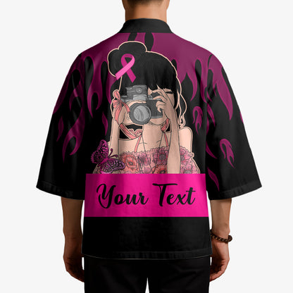 Personalised Girl Power Kimono Day Of The Girl Breast Cancer Support