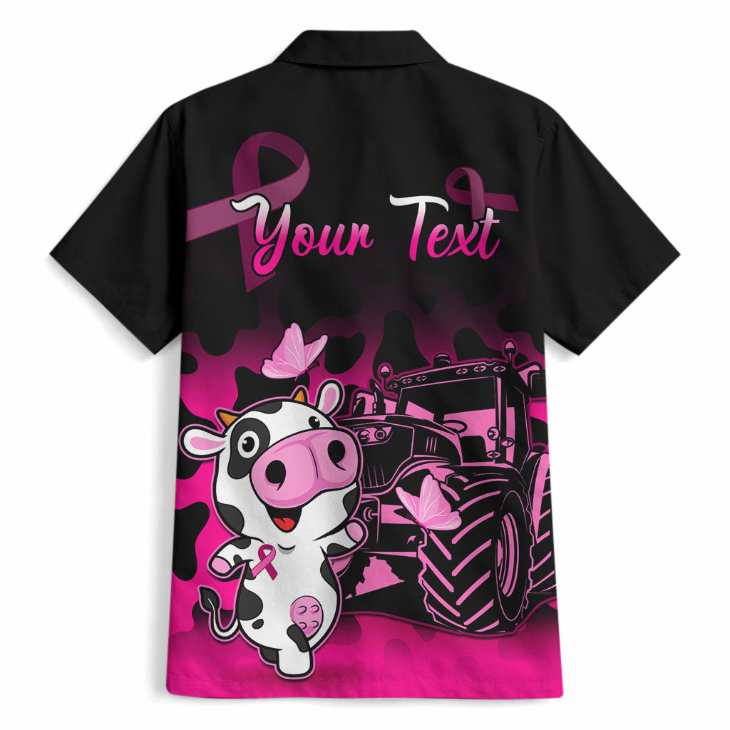 Personalised Save The Udders Hawaiian Shirt Farmer Day Breast Cancer Support