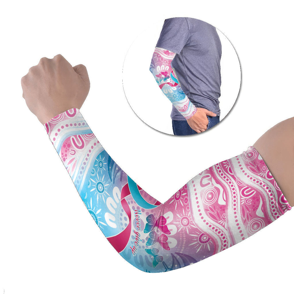 Australia Hereditary Cancer Support Arm Sleeves Never Give Up