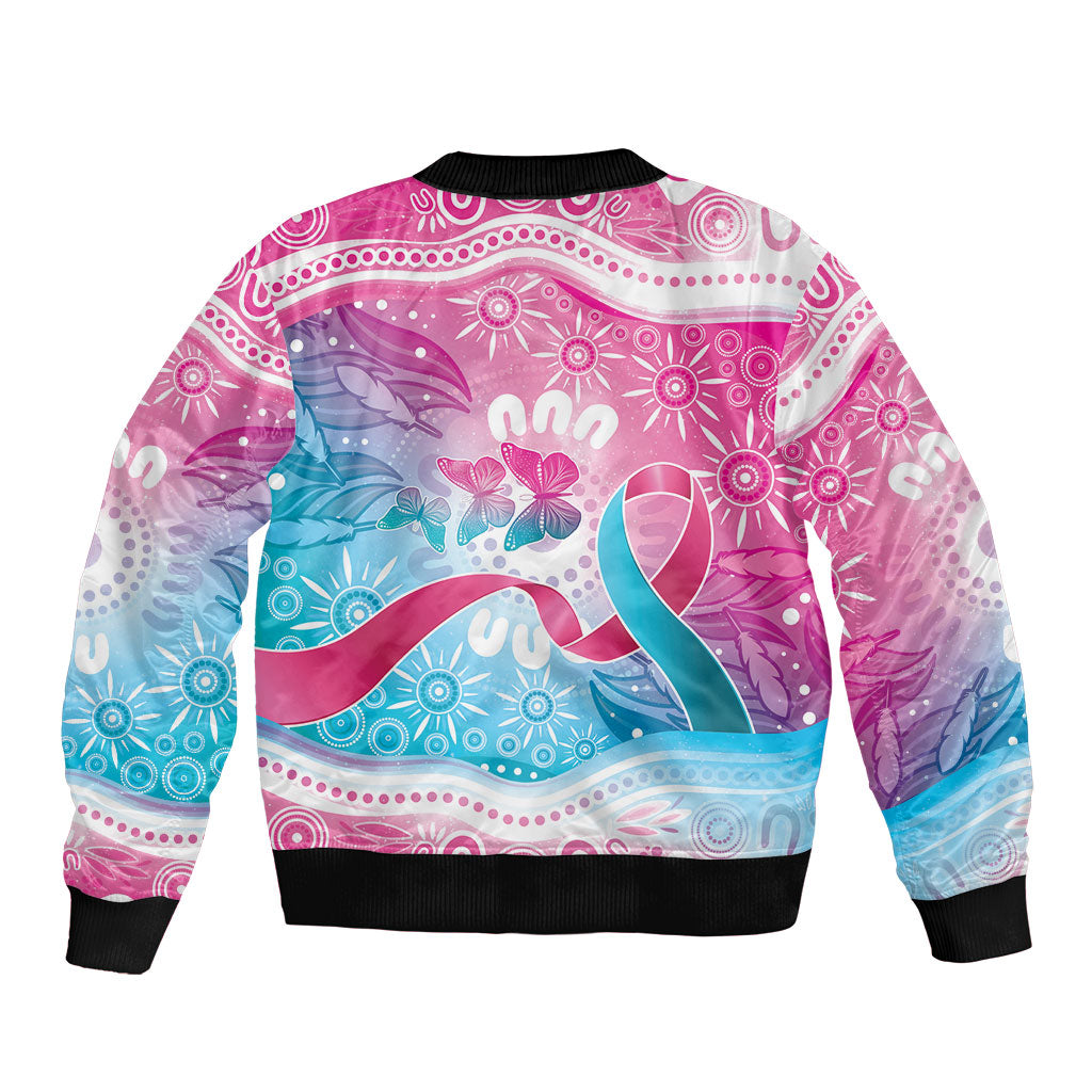 Australia Hereditary Cancer Support Bomber Jacket Never Give Up