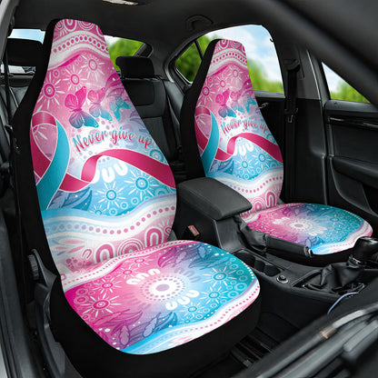 Australia Hereditary Cancer Support Car Seat Cover Never Give Up
