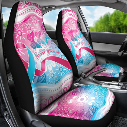 Australia Hereditary Cancer Support Car Seat Cover Never Give Up