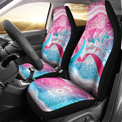 Australia Hereditary Cancer Support Car Seat Cover Never Give Up