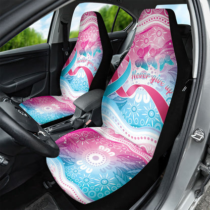 Australia Hereditary Cancer Support Car Seat Cover Never Give Up
