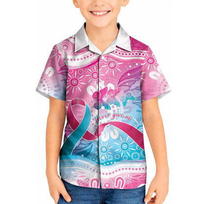 Australia Hereditary Cancer Support Kid Hawaiian Shirt Never Give Up