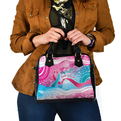Australia Hereditary Cancer Support Shoulder Handbag Never Give Up