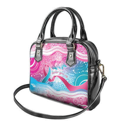 Australia Hereditary Cancer Support Shoulder Handbag Never Give Up