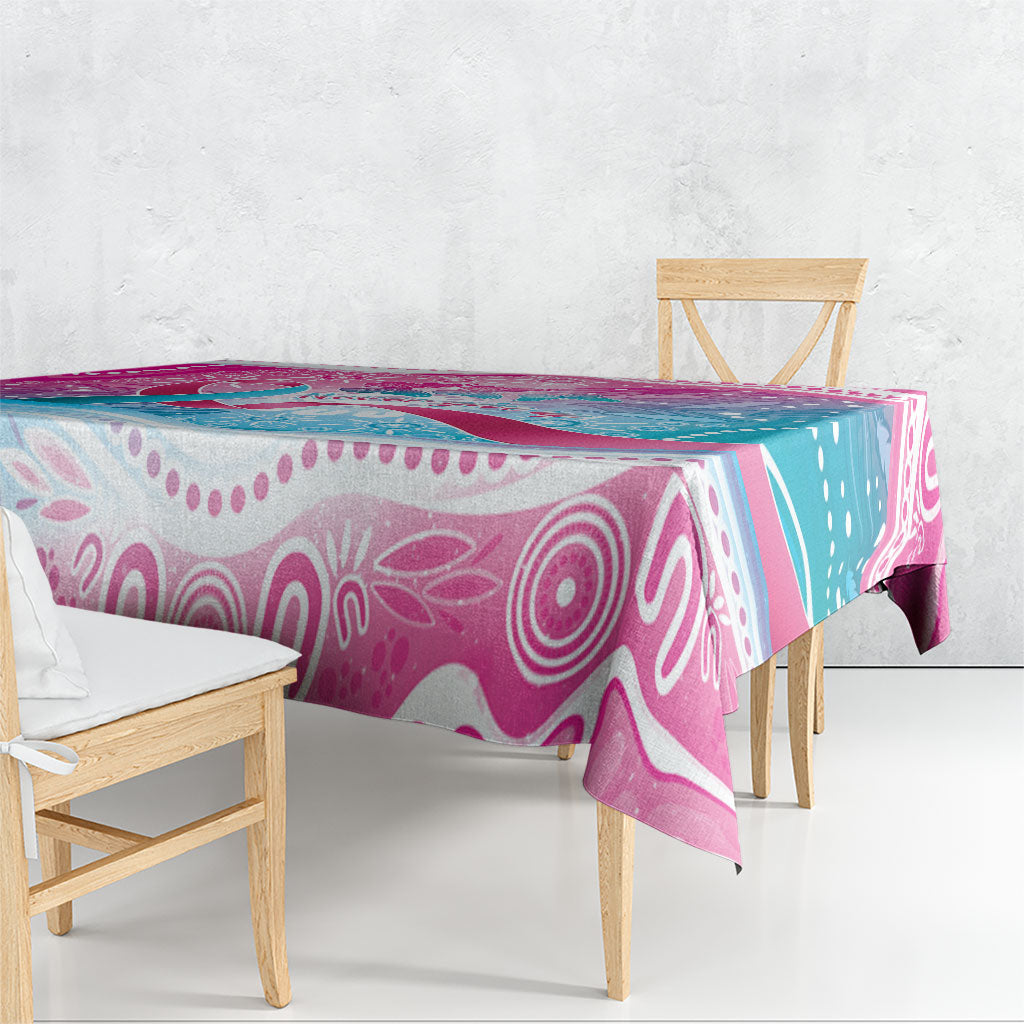 Australia Hereditary Cancer Support Tablecloth Never Give Up