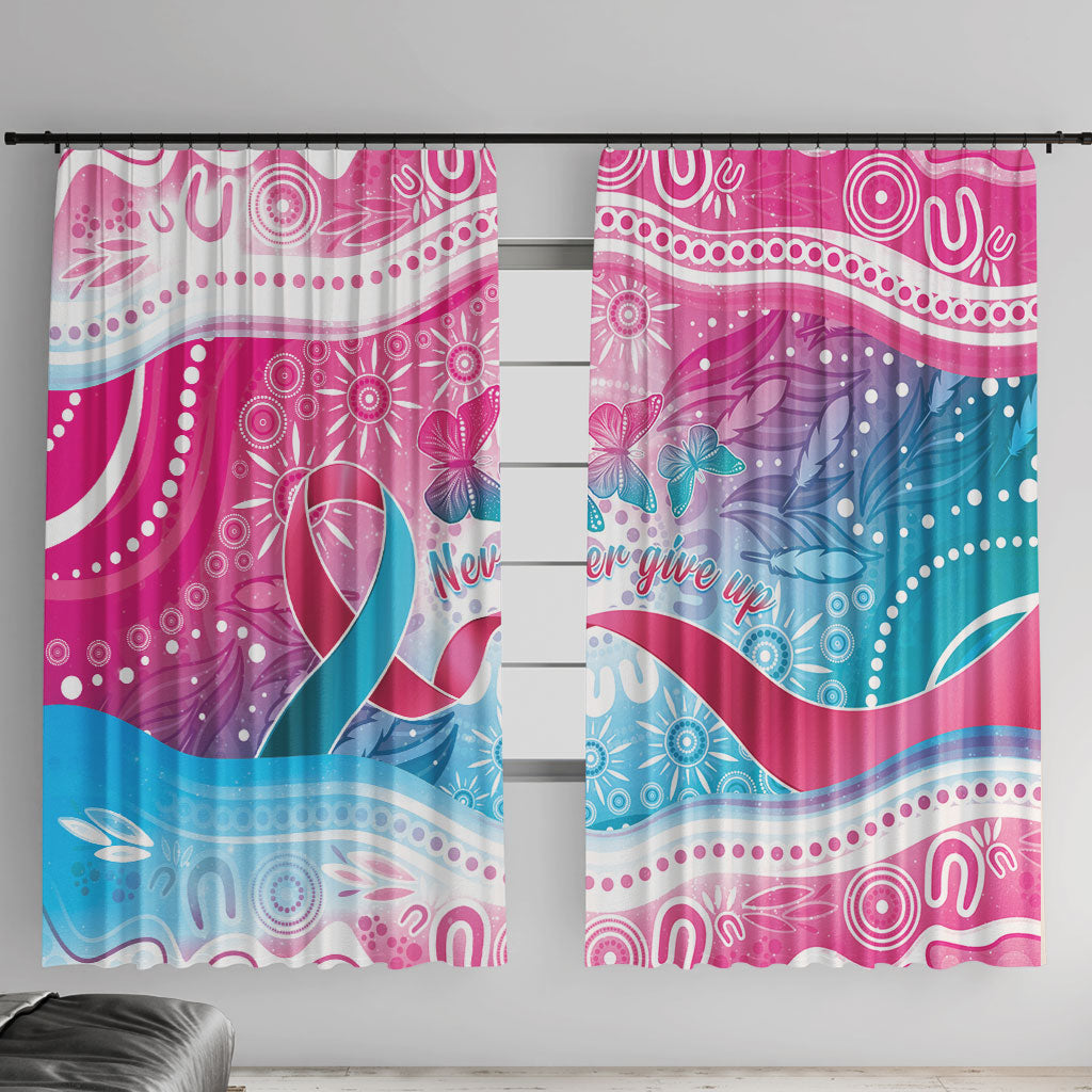 Australia Hereditary Cancer Support Window Curtain Never Give Up