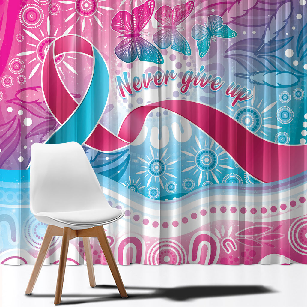 Australia Hereditary Cancer Support Window Curtain Never Give Up
