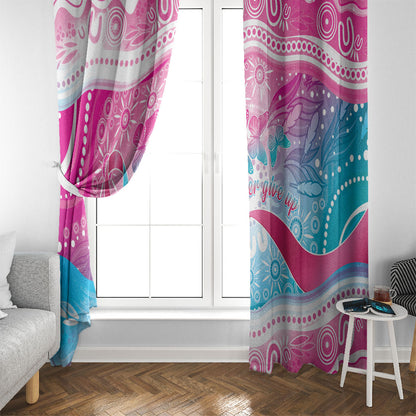 Australia Hereditary Cancer Support Window Curtain Never Give Up