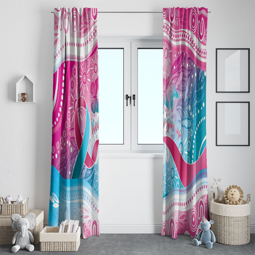 Australia Hereditary Cancer Support Window Curtain Never Give Up