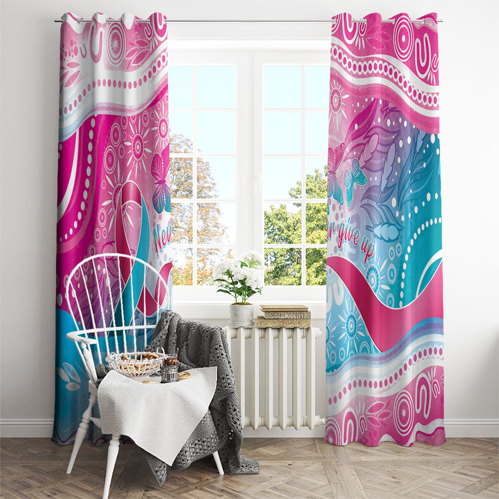 Australia Hereditary Cancer Support Window Curtain Never Give Up