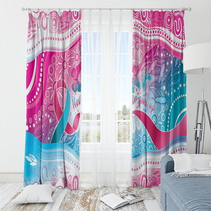 Australia Hereditary Cancer Support Window Curtain Never Give Up
