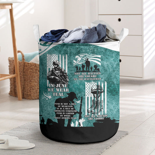 Veteran PTSD Laundry Basket Not A Sign Of Weakness It Is Earned By Doing What Others Fear