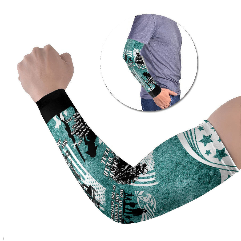 Veteran PTSD Arm Sleeves Not A Sign Of Weakness It Is Earned By Doing What Others Fear