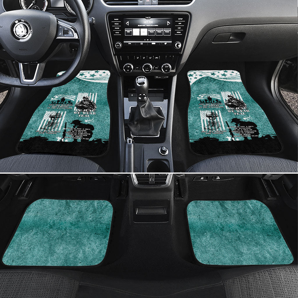 Veteran PTSD Car Mats Not A Sign Of Weakness It Is Earned By Doing What Others Fear