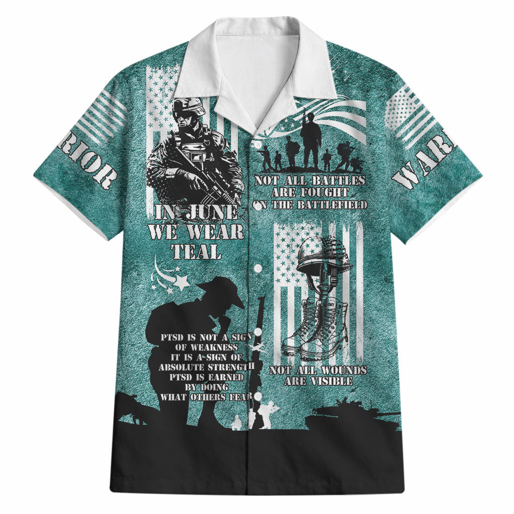 Veteran PTSD Hawaiian Shirt Not A Sign Of Weakness It Is Earned By Doing What Others Fear